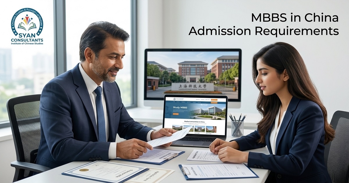 MBBS in China Admission Requirements