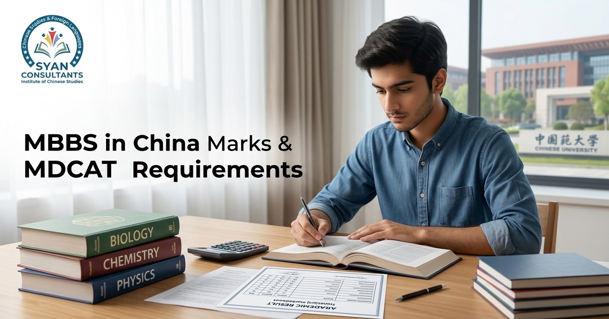 MBBS in China Marks & MDCAT Requirements